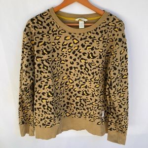 HM Leopard printed sweatshirt
